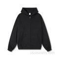 Hoodie de zíper masculino casual solto premium